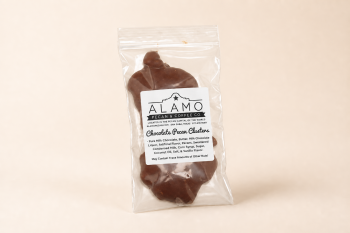 Chocolate Caramel Pecan Clusters from Alamo Pecan & Coffee in San Saba, TX