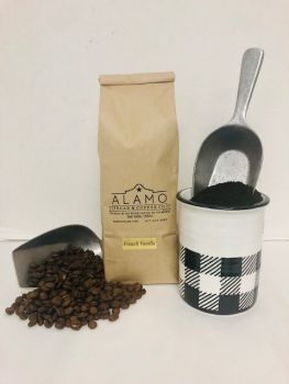 French Vanilla Coffee from Alamo Pecan & Coffee in San Saba, TX
