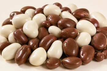 Chocolate/White Chocolate Mix Pecans from Alamo Pecan & Coffee in San Saba, TX