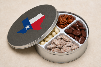 Texas Tin from Alamo Pecan & Coffee in San Saba, TX